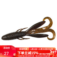 DAIWA 达亿瓦 STEEZ HOG 通用虾型路亚软饵仿真钓鱼饵仿生诱饵拟饵 1号色 2.2英寸（约5.5cm 10个/袋）