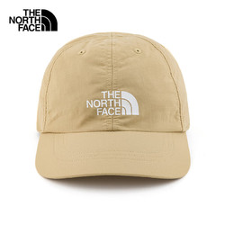 THE NORTH FACE 北面 运动帽男女户外棒球帽可调节遮阳帽5FXL 卡其色/LK5