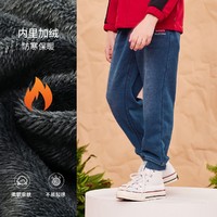 Levi's 李维斯 加绒加厚|男童舒适针织牛仔裤