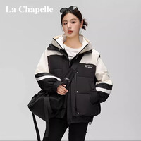 La Chapelle 2023冬季新款羽绒服两拼接时尚休闲外套