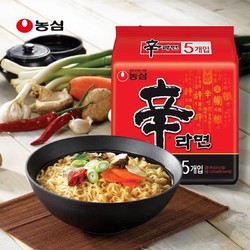 NONGSHIM 农心 辛拉面方便面 5连包 120g*5