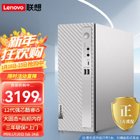 Lenovo 联想 个人商务台式电脑主机 i5-1235U 大容量高速固态硬盘 预装office 定制16G 1T+512G 固态