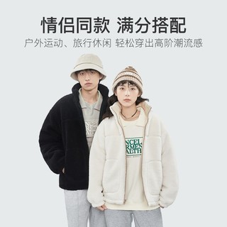 YANXUAN 网易严选 棉衣女款两面冬季服毛绒保暖双面穿泰迪绒棉服防寒高档