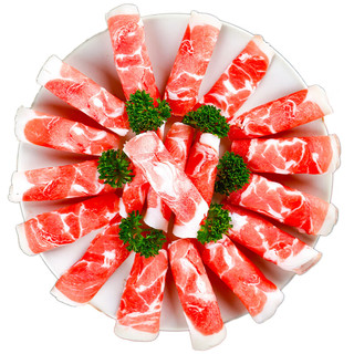 牛肉卷原切（配料表只有牛肉）2.5斤净重 火锅食材