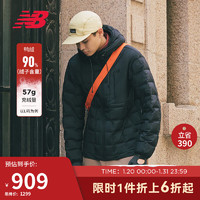 NEW BALANCE 羽绒服男款运动休闲百搭保暖抗寒户外NPD45151 BK L