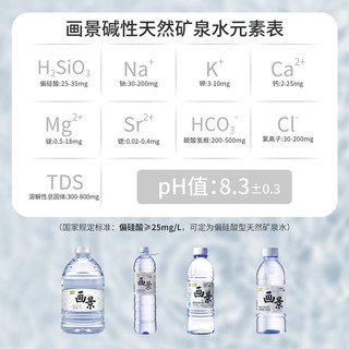 画景（VA KIN） 弱碱性天然矿泉水1.5L*12瓶饮用水PH值8.3±0.3整箱装大小分子