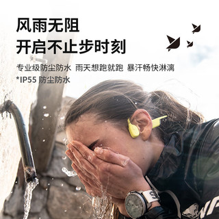 SUUNTO 颂拓 Sonic 专业运动骨传导耳机 跑步骑行开放式无线蓝牙耳机长续航送男女朋友 蝶黄