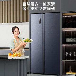 海信（Hisense）冰箱双开门对开门家用超薄嵌入式一级能效超大容量611L风冷无霜双变频除菌净味BCD-611WFK1DPQ