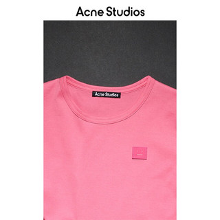 Acne Studios【季末6折起】 童装秋冬男童女童圆领T恤DL0034 亮粉色 3-4