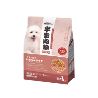 多格漫 日本Doggyman鲜肉狗粮 半生粮烘焙软粮 全犬种通用主粮3kg 幼犬成犬