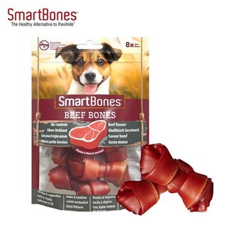 SmartBones 宠物狗狗零食磨牙棒 洁齿骨牛肉味 牛肉味迷你洁牙骨-8支装