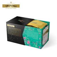 【会员专属购】TWININGS/川宁大叶白金幽香玫瑰花红茶15袋