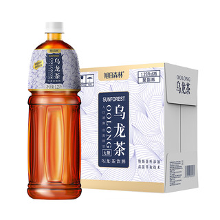 88VIP：旭日森林 乌龙茶（无糖）1250ml*6瓶整箱茶饮料犹如现泡醇香回甘