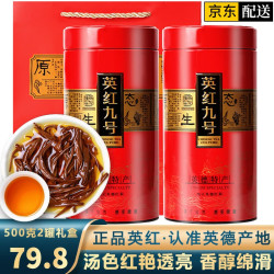 均尚plus会员概率券均尚英德英红九号红茶250克2罐500克