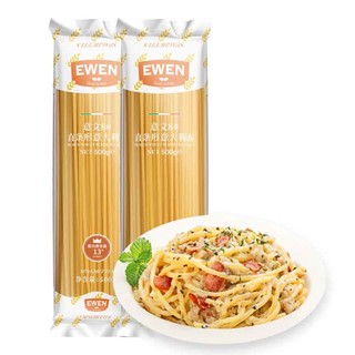 EWEN 意文 8#直条形意大利面 500g 意大利意面意粉通心粉西餐面条