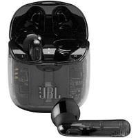 JBL 杰宝 T225 蓝牙真无线耳机 纯低音 电池寿命高达25小时 全天候聆听 音乐运动同时可接听电话 Ghost Black