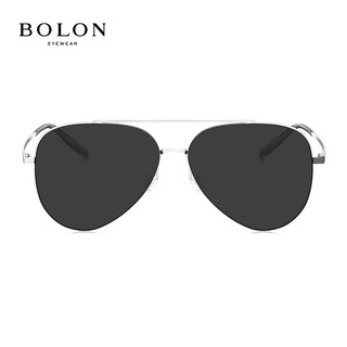 暴龙（BOLON）眼镜度数近视太阳镜墨镜 BL7167C90 1.67灰色偏光