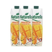 88VIP：Naturello 太慕 土耳其芒果果蔬汁 1L*3瓶（还有葡萄汁、石榴汁）