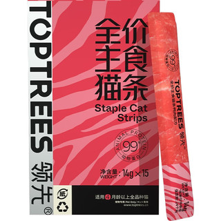 Toptrees领先主食猫条全价成猫湿粮猫咪零食营养增肥猫条 鸭肉口味