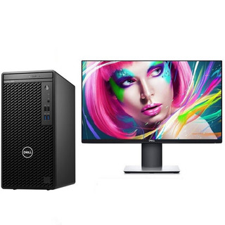 戴尔DELL台式机 Optiplex 3000MT 商用办公电脑整机(12代 I5-12500 16G 1T+256G固态 集显+23.8英寸)K 化主机+23.8英寸显示器