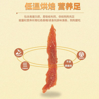 HELLOJOY狗狗零食鸭肉干泰迪金毛幼犬磨牙补钙训练奖励 黄金鸭胸肉360g