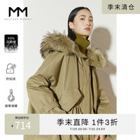 MM麦檬2021冬季白鹅绒短款小个子羽绒服女5CA180602