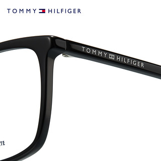 Tommy Hilfiger汤米镜架板材方框眼镜男款休闲商务眼镜框2015 807-黑色