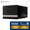 银昕（SilverStone）SG02-F 珍宝2 SFF MATX机箱 支持长显卡/ATX电源 G410SG02BF00120