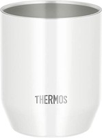 THERMOS 膳魔师 真空隔热平底杯 360ml 白色 JDH-360C WH