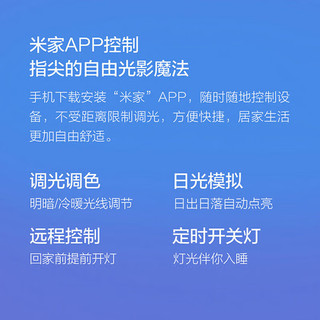 ARROW箭牌照明 灯具套餐客厅灯led吸顶灯卧室灯现代简约 米家智能-90公分75瓦适30平内