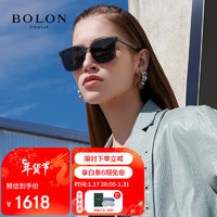 BOLON 暴龙 眼镜度数近视太阳镜墨镜 BL3122C12 1.67灰色偏光