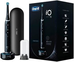 Oral-B 歐樂-B 歐樂B iO 系列 10 電動牙刷，7 種牙齒護理刷牙模式，iOSense，彩色顯示屏，充電旅行盒，博朗設計