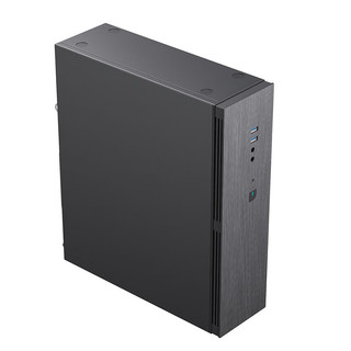 GAMEMAX 商祺S1黑色8L电脑机箱电源套装EMI信创（可/Matx/USB3.0/配275W/配风扇/商用系统集成） 商祺S1|275W|简约为先