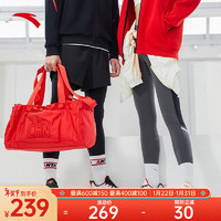 ANTA 安踏 中国运动健身手提包挎包2022年大容量旅行包 红-2 20升以下