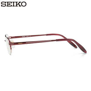 精工(SEIKO)眼镜框女款小框可配近视度数眼镜架H02071 112  万新防蓝光1.67 112黑色