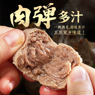 潮夫道 牛肉丸250g*2+牛筋丸250g*2 潮汕手打牛肉丸子火锅食材生鲜关东煮