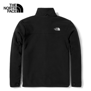 北面（The North Face）厚款抓绒衣男户外保暖针织上衣休闲可搭配冲锋衣83O9 JK3黑色 XXXL/190