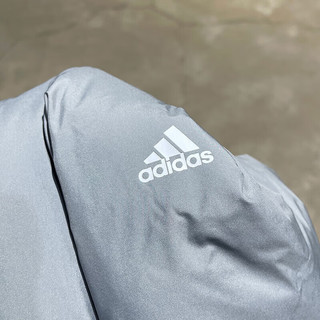 阿迪达斯（adidas）羽绒服外套男装保暖鸭绒运动服防风休闲连帽夹克 IT8717灰色 XS