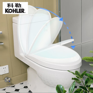 KOHLER 科勒 马桶盖板配件缓降盖普通盖马桶坐便器盖板座便器盖 4087瑞琦