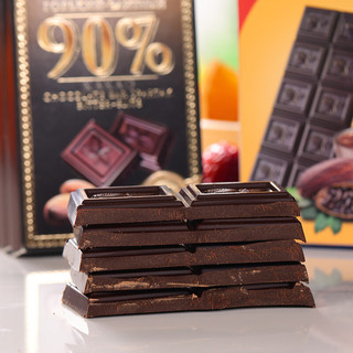 斯巴达克白俄罗斯苦黑巧克力纯可可脂零食品72%90%物女盒450g