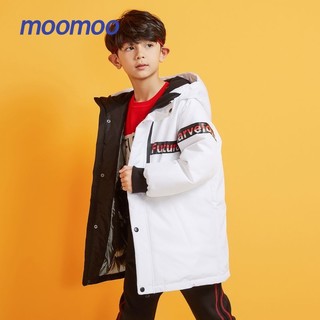 MooMoo 莫莫 童装男中童休闲时尚棉冲锋衣