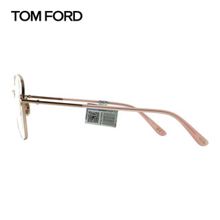汤姆.福特（TOM FORD）TOM FORD汤姆福特 金色镜框粉色镜腿镜架 TF5685-B 072 53MM 金色粉腿