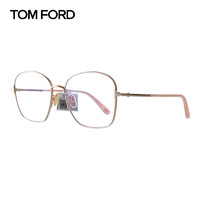 汤姆.福特（TOM FORD）TOM FORD汤姆福特 金色镜框粉色镜腿镜架 TF5685-B 072 53MM 金色粉腿