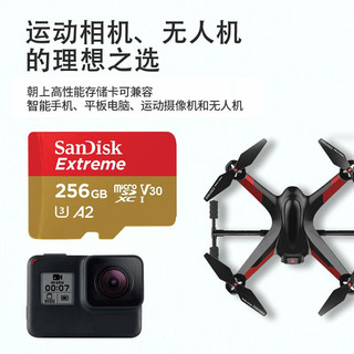 SanDisk 闪迪 tf卡大疆Pocket2内存卡256G灵眸1口袋云台运动相机存储卡4KA2 大疆运动相机储存卡 支持4K录制