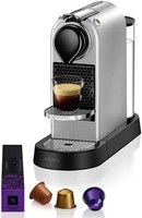 NESPRESSO 浓遇咖啡 KRUPS Citiz XN741B40 胶囊咖啡机-银色