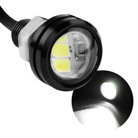 鹿途高亮LED鹰眼灯日行汽车改装 倒车照地边灯防水装饰灯 24V白光