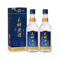 YUCHAN 玉蝉老酒 优曲 浓香型 52度 500mL 2瓶 玉蝉优曲双支装