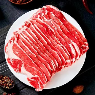 精选肥牛片新鲜涮火锅食材烤肉牛肉 150克15盒