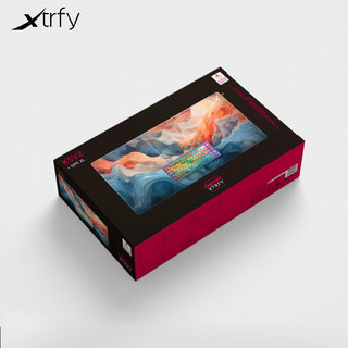 Xtrfy K5V2洪流 67键 有线客制化机械键盘 热插拔CHERRY MX2A 红轴 