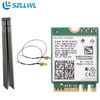 szllwl ax210蓝牙二合一网卡wifi发射接收器wifi6代5374m蓝牙5.2三频m.2模块台式机外置天线